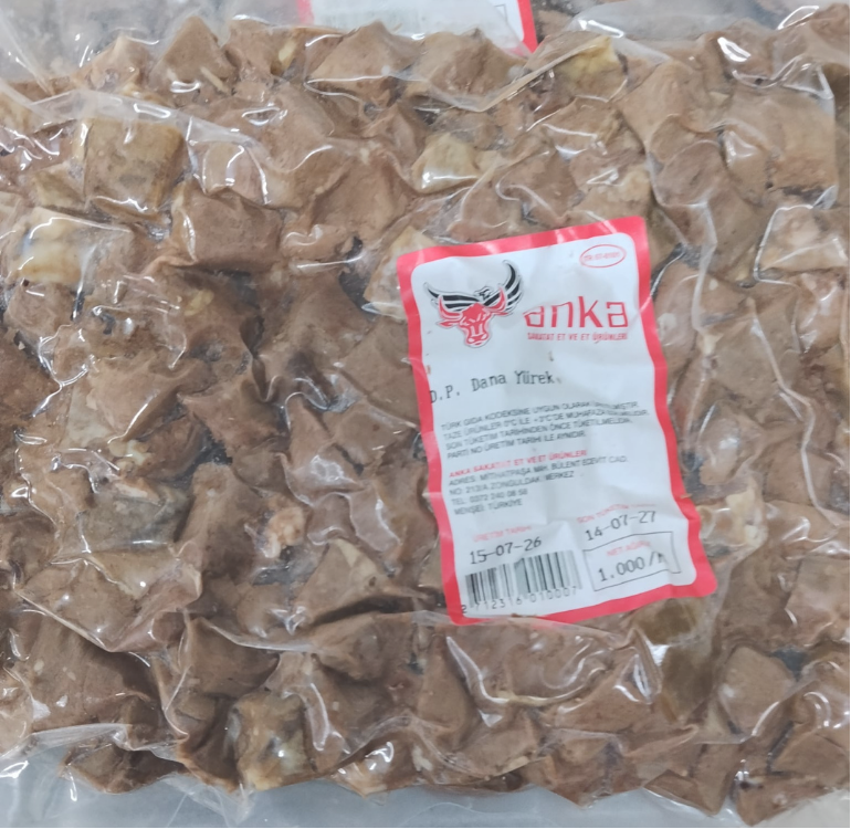 DONDURULMUŞ PİŞMİŞ DANA YÜREK